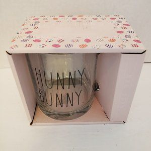 Rae Dunn Hunny Bunny Clear Glass 18 Oz Mug